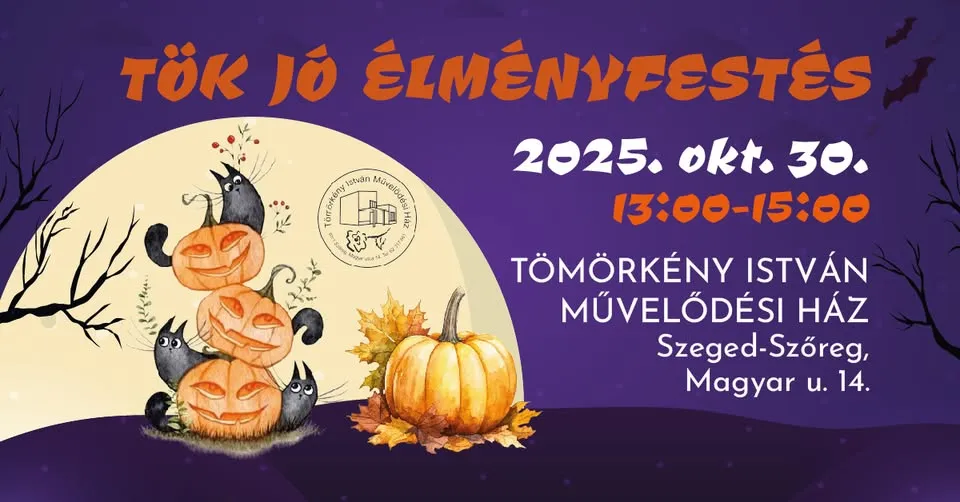 Tök jó élményfestés a Tömörkény István Művelődési Házban